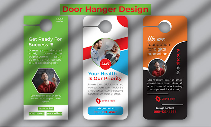 Bestseller - design door hanger, rack card, postcard, dl flyer in 24 hrs