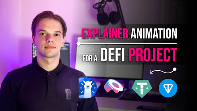 Gig Preview - Create a 2d animated explainer video for your defi or crypto project