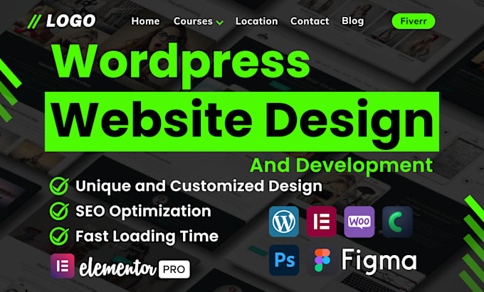 Gig Preview - Build responsive wordpress website design or redesign wordpress website