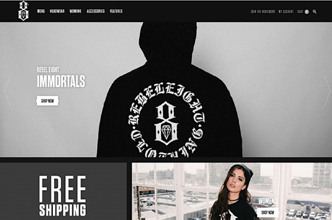 Gig Preview - Build you a streetwear shopify website for your clothing brand or store