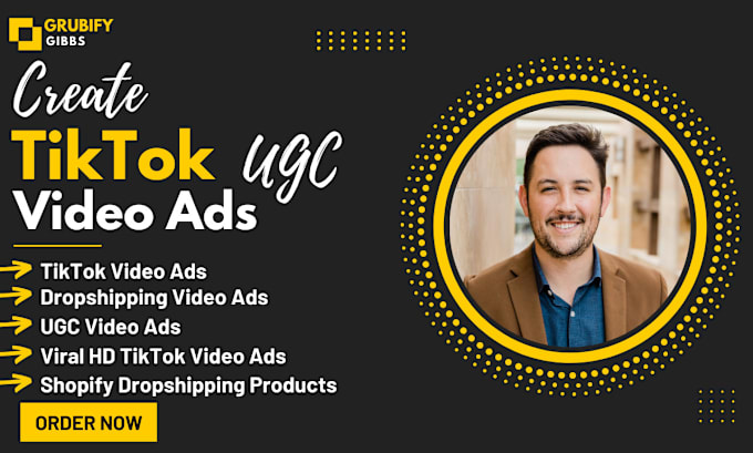 Gig Preview - Create tik tok video ads, tik tok dropshipping video ads, HD ugc ads