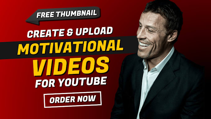 Gig Preview - Create motivational youtube videos and shorts