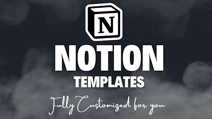 Gig Preview - Build notion template, notion workspace, and be notion expert within 24 hours