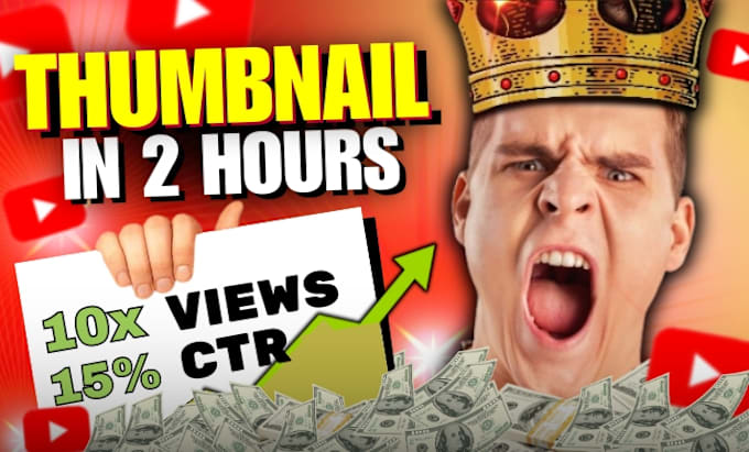 Gig Preview - Design amazing youtube thumbnail design