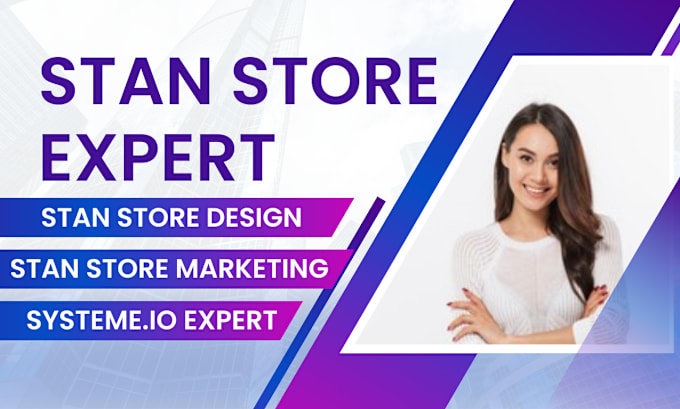 Gig Preview - Setup stan store, systeme io sales funnel, stan store digital products marketing