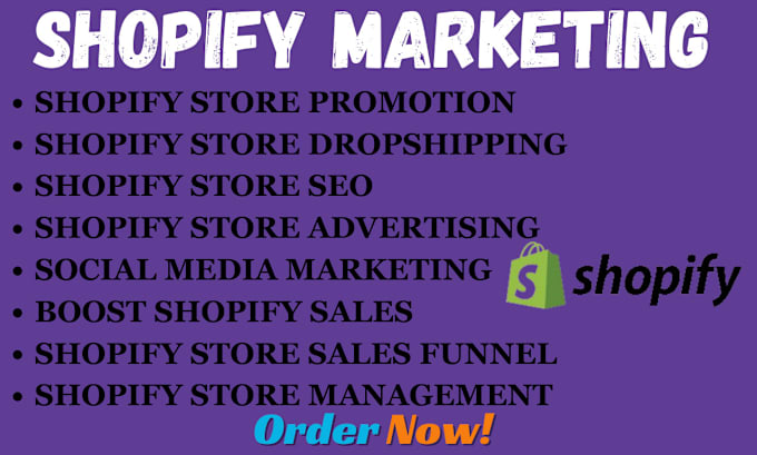 Bestseller - do shopify store promotion dropshipping and boost  sales