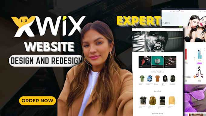 Gig Preview - Build compelling wix website design wix website redesign wix online store wix