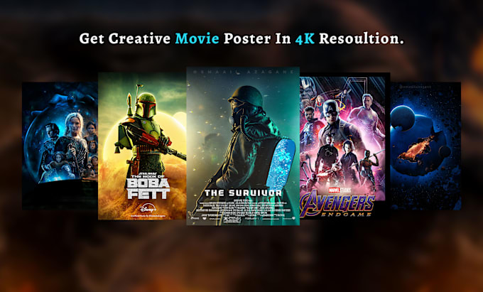 Gig Preview - Design professional posters and movie posters