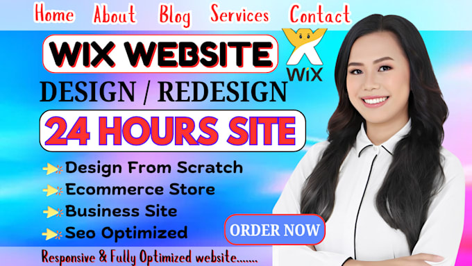 Gig Preview - Redesign wix website design wix website redesign, develop wix website redesign