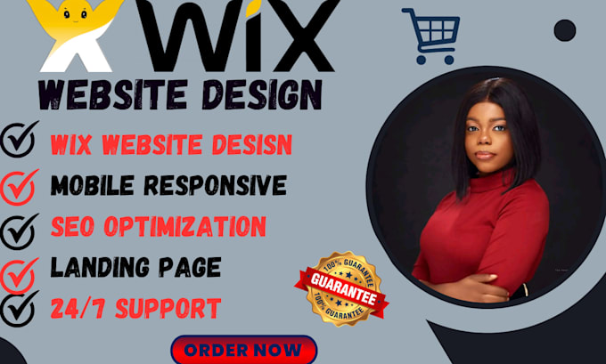 Gig Preview - Wix website design wix website  redesign wix website development wix website