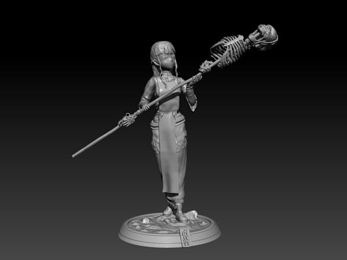 Gig Preview - Make your character with concept and 3d sculpting ready to print