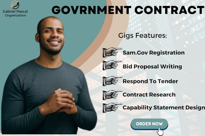 Gig Preview - Secure government contracts, rfp, rfq, handle cage code and samgov registration