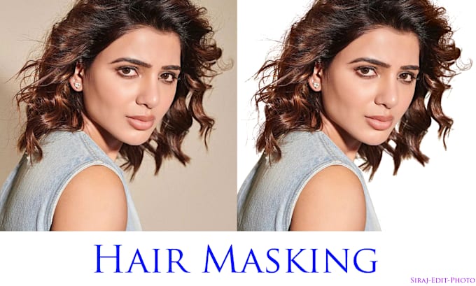 Gig Preview - Do hair masking with transparent background, cut out photos