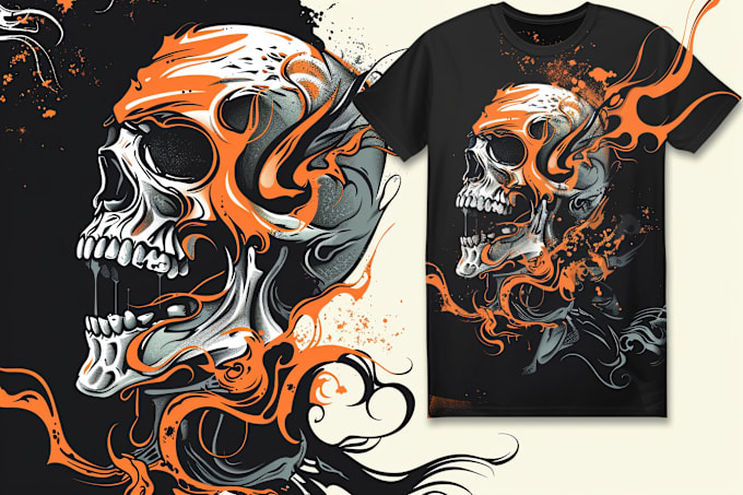 Gig Preview - Create amazing and detailed tshirt design illustration