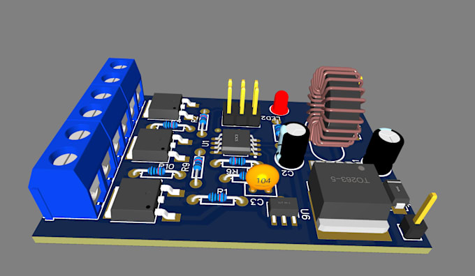 Gig Preview - Do circuit layout design and pcb design using easyeda