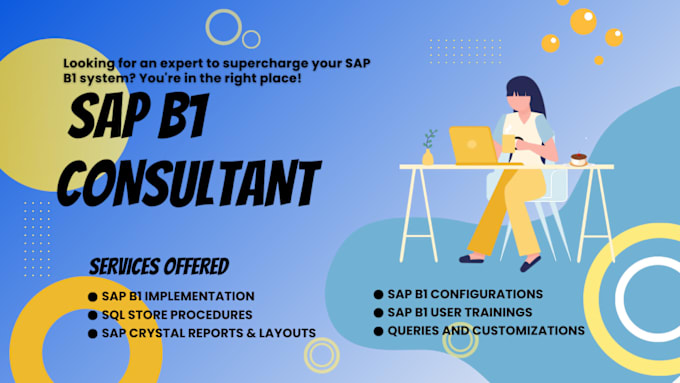 Gig Preview - Streamline your erp especially via sap b1