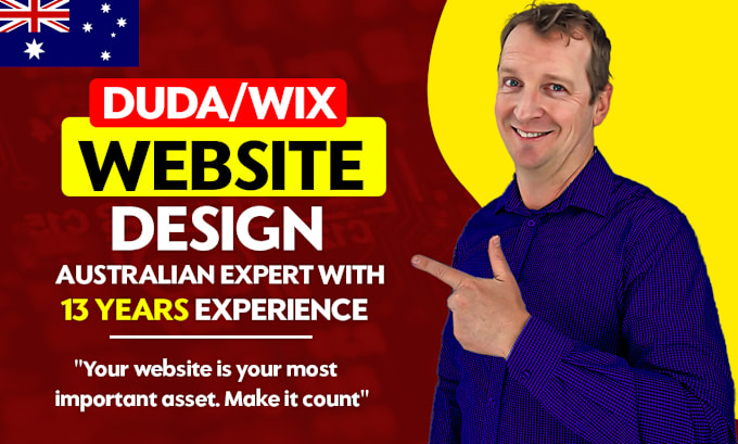 Gig Preview - Write and build an eyecatching duda or wix website including seo