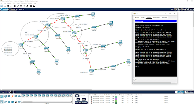 Gig Preview - Do any type of cisco packet tracer and ccna labs