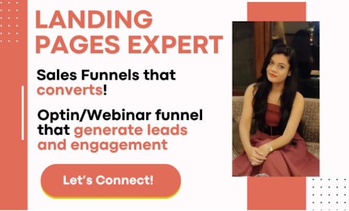 Gig Preview - Build gohighlevel, clickfunnels, fgfunnels landing pages