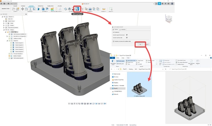 Gig Preview - Do 3d modeling on fusion 360 and fea and thermal analysis on ansys