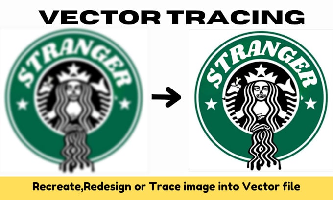 Gig Preview - Trace logo vector, or image in a vector file within 2 hours