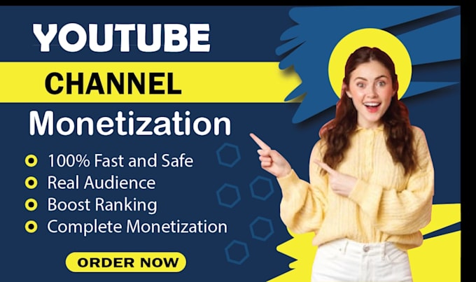 Gig Preview - Promote your youtube channel for complete monetization