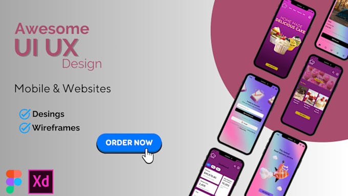 Bestseller - design a UI UX designs for web app, dashboard and mobile app