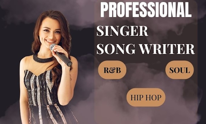 Gig Preview - Be your female singer and ghostwriter pop lyrics songwriter like ariana grande