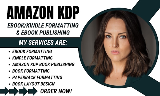 Gig Preview - Do ebook design book formatting and layout design for amazon kdp book publishing