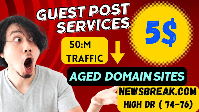 Gig Preview - Do provide guest post on newsbreak,com premium guest post google indexing