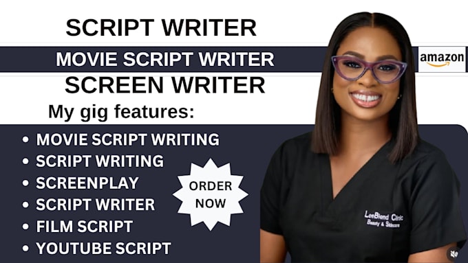 Gig Preview - Do movie script writing screenplay screenwriting edit format movie script writer