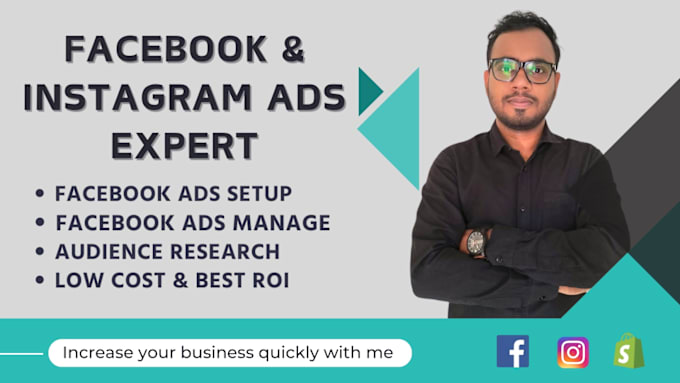 Gig Preview - Create facebook meta ads campaign for leads sales and advertising