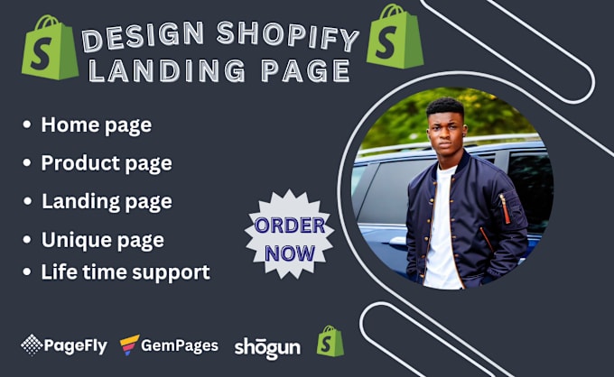 Gig Preview - Design a responsive wordpress landing page, figma  getresponse landing page