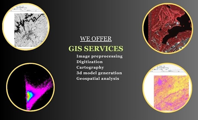 Gig Preview - Perform image processing ,  remote sensing  and geospatial analysis