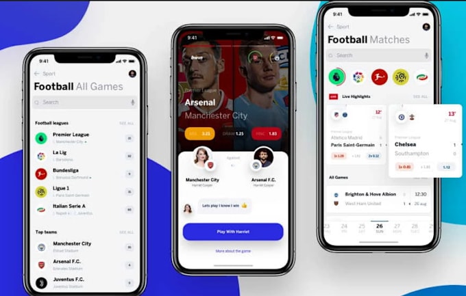 Gig Preview - Develop fantasy football app, sport bet website, sport bet app