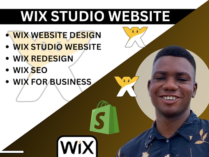 Gig Preview - Create build wix studio website wix business website design redesign wix website