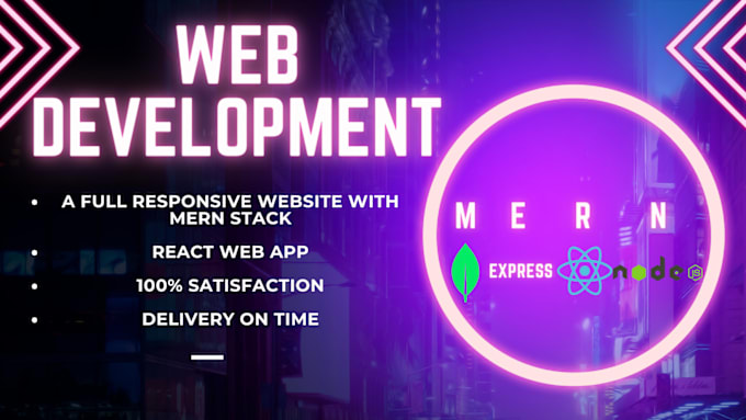 Gig Preview - Be a mern stack and full stack web developer