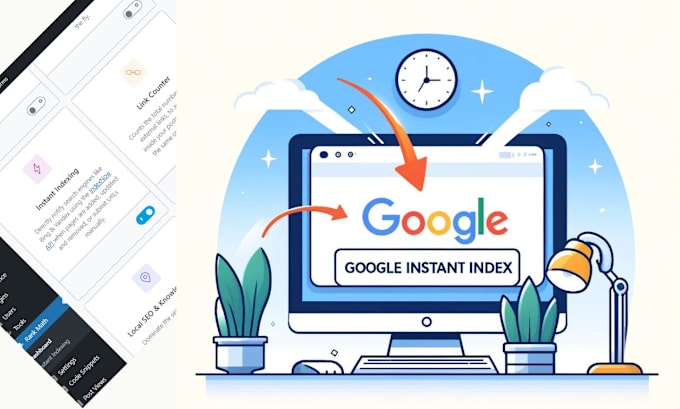 Gig Preview - Setup google instant indexing API by rank math