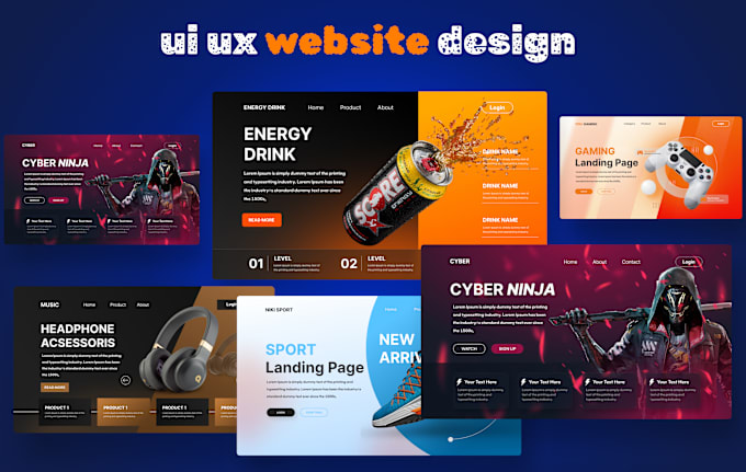 Gig Preview - Do dynamici website ui ux design, mobile app ui ux, UI UX design in figma