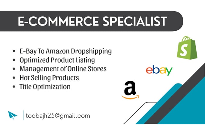 Gig Preview - Do amazon to ebay dropshipping, top listings