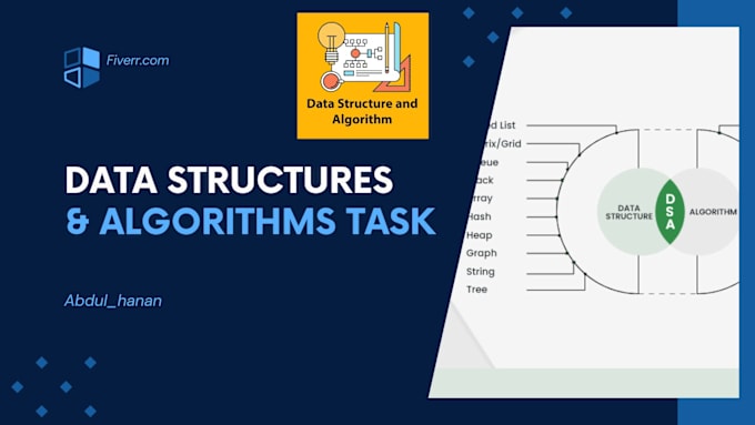 Gig Preview - Do data structures and algorithms tasks for you in 24 hours