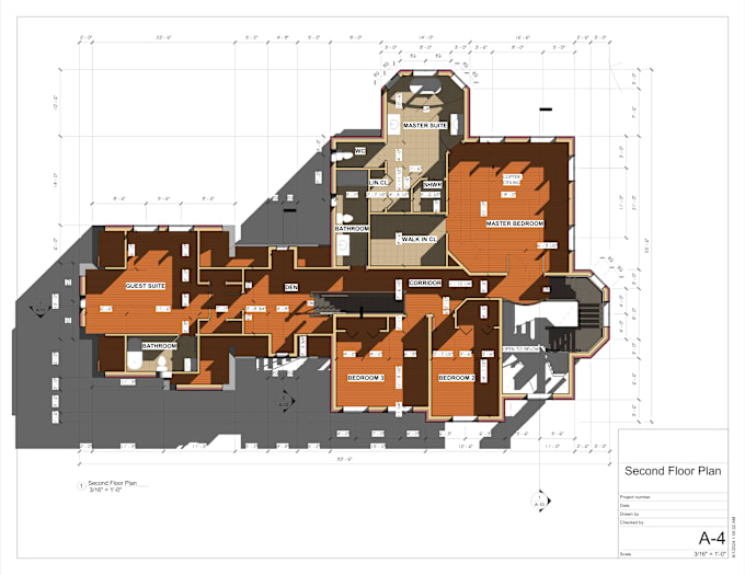 Gig Preview - Make architectural drawing in autocad and revit