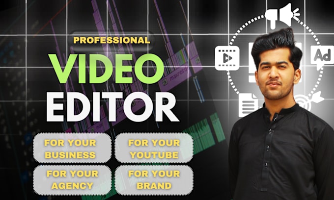 Gig Preview - Do video editing ads, motion graphics and promotional video ads