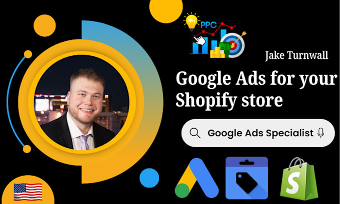 Gig Preview - Optimize and manage your google ads for your shopify store