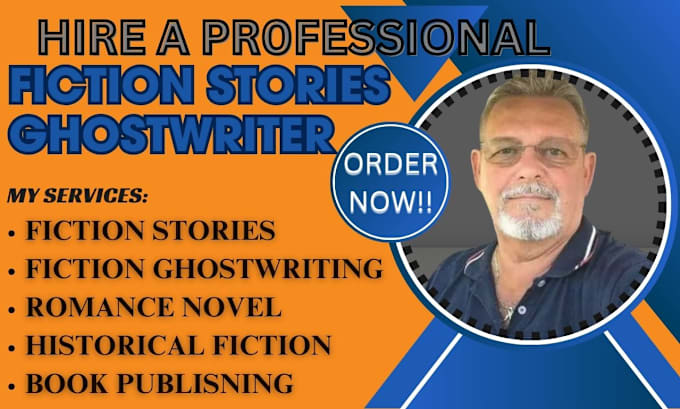 Gig Preview - Write your fiction, novels, ebooks, novels, short stories, ghostwrite articles