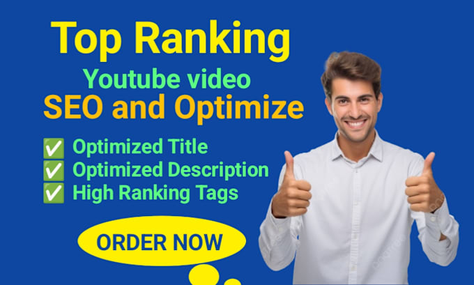 Gig Preview - Do top ranking youtube video SEO