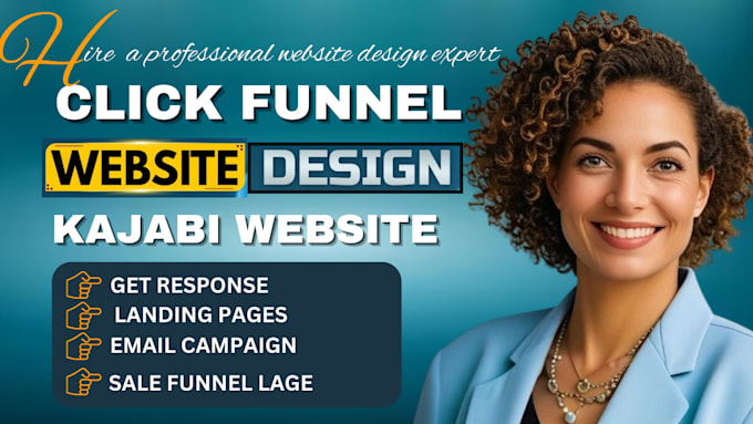 Gig Preview - Create a high converting sales funnel, landing page clickfunnels, email campaign