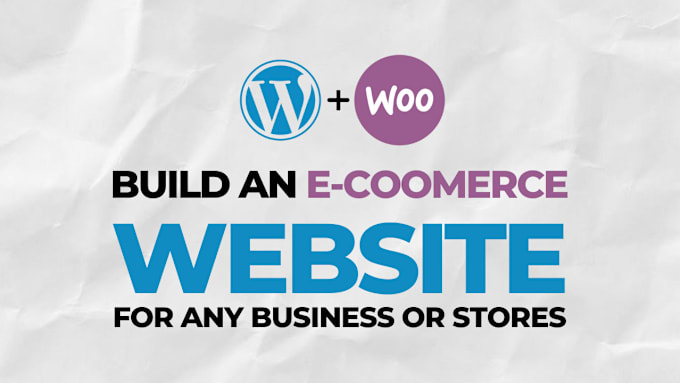 Gig Preview - Build woo commerce website to sell your products