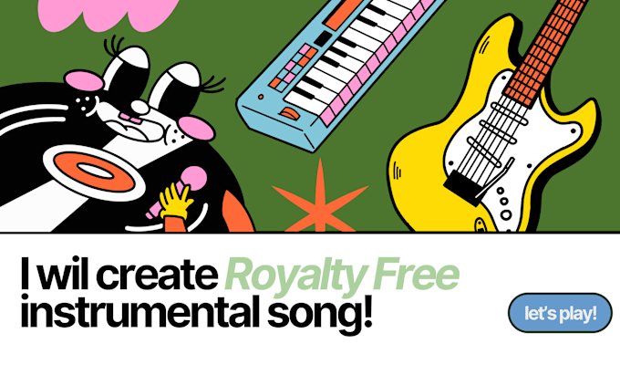 Gig Preview - Create royalty free instrumental song