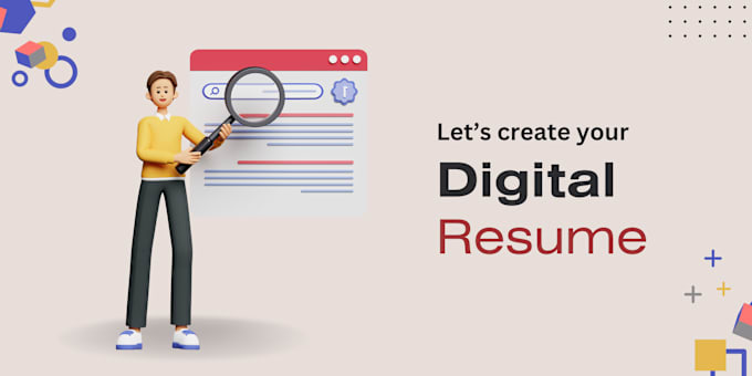 Gig Preview - Create your digital resume or CV video and presentations